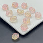 Czech Glass Beads Rose 12mm Soft Purple Pink 100pcs 22