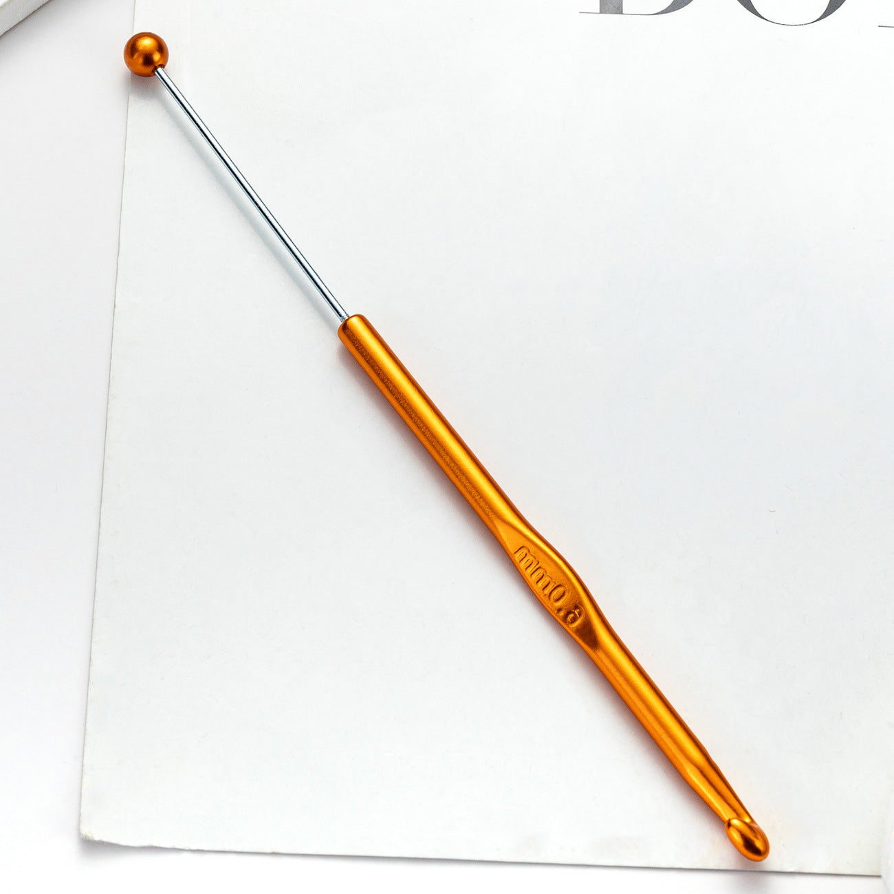 Beadable Crochet Hooks Metallic Slim Polished 3.0mm to 6.0mm 24