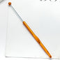 Beadable Crochet Hooks Metallic Slim Polished 3.0mm to 6.0mm 24