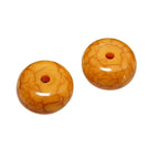 Resin Round Spacer Beads 18mm Imitation Beeswax Crackle 20pcs 4
