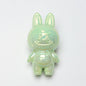 Plating 3D Labub Standing Pose Acrylic Beads 34mm Glossy Mixed 20pcs 11