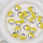 Plating Drip Heart Acrylic Beads 16mm Colorful Mixed 10pcs 3
