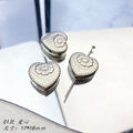 Flower Acrylic Beads Glossy Silver Tone Floral Detail CCB Plastic 100pcs 6