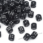 Dice Acrylic Beads 10mm Colorful Mixed 60pcs 7