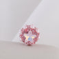Embellished Star Clay Beads 18mm Pearl Rhinestone Bubblegum 10pcs 7