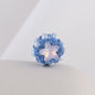 Embellished Star Clay Beads 18mm Pearl Rhinestone Bubblegum 10pcs 9