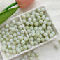Czech Glass Beads Round 8mm Ink Painting Gradient Pastel 100pcs 9