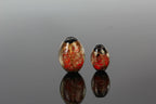 Vintage Glitter Oval Lampwork Glass Beads 11x16mm 10pcs 4