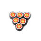 Flat Clay Beads 10mm Hero Series Polymer Colorful 100pcs 10