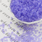 Frosted Transparent Seed Glass Beads 3mm Mixed Colors 1400pcs 14