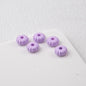 Acrylic Pumpkin Spacer Beads 8mm Striped 50pcs 7