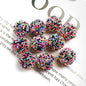 Glitter Bubblegum Beads 16mm Colorful Iridescent Sparkle 1pc 6