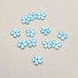 Cherry Blossom Acrylic Beads 10mm Translucent Colorful 30pcs 8