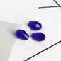 Faceted Teardrop Glass Beads 8x11mm Transparent Mixed Colors 10pcs 9
