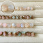 Pearlescent Gradient Resin Beads 8/10mm Pink Brown 50pcs 6