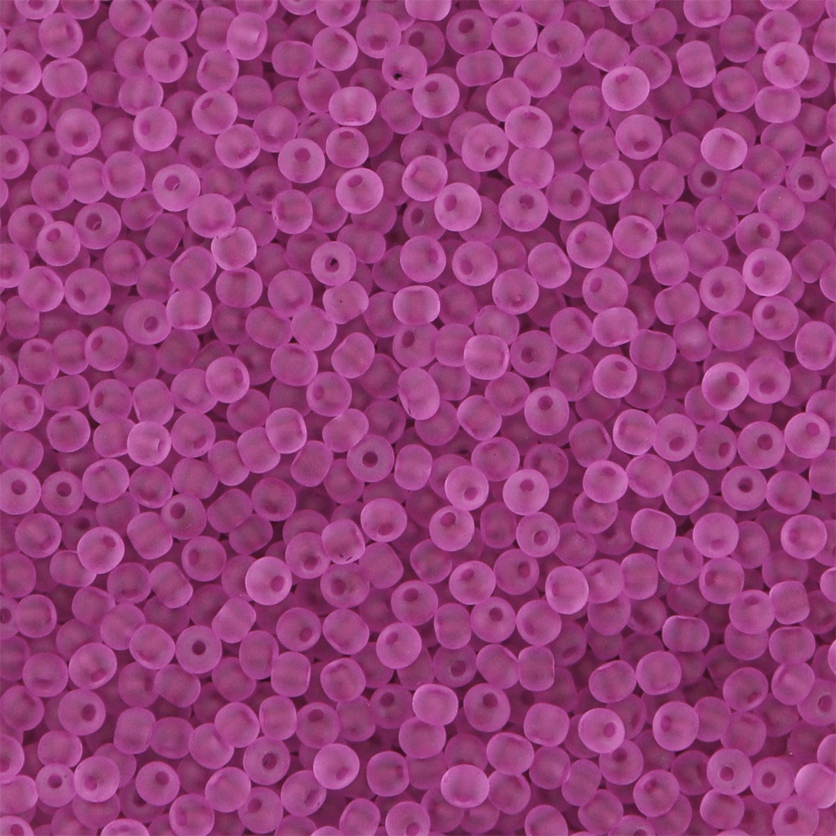 Transparent Frosted Seed Glass Beads 2mm with 1mm Hole 660pcs 48