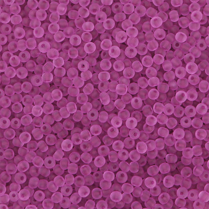 Transparent Frosted Seed Glass Beads 2mm with 1mm Hole 660pcs 48