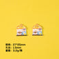 Plating Miniature Furniture Resin Beads Cute Animal Design 10pcs 10
