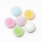 Opaque Bubblegum Beads 15-19mm Macaron Textured Raised Dots 10pcs 3