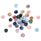 Imitation Velvet Resin Beads 8mm 10mm Irregular Pastel Jewel Colors 100pcs 6