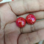 Glow In The Dark Round Acrylic Beads 16mm Meteorite Plated 100pcs 11