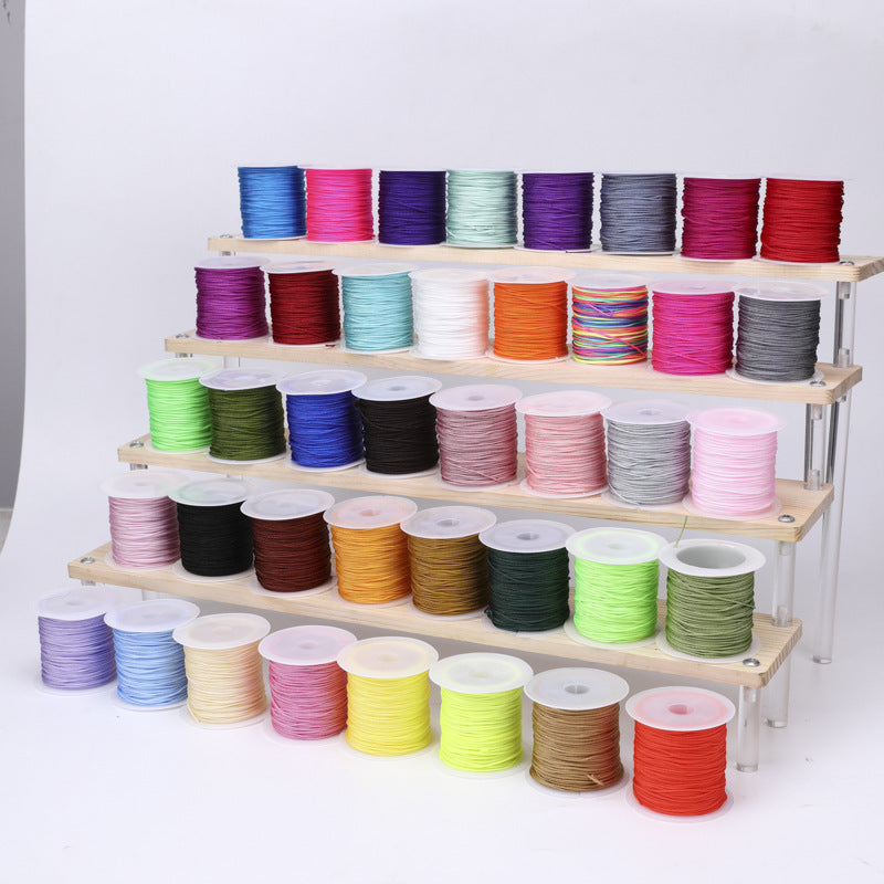Nylon Thread 0.8mm Diameter 40m Colorful Jewelry Stringing Cord 3