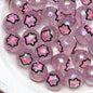 Hand Painted Cat Claw Strawberry Series Acrylic Beads 16mm 10pcs 20