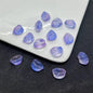 Transparent Dumpling Glass Beads 10x12mm Amber Pink Glow 100pcs 2