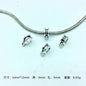 Alloy Bead-hanger Spacer Beads Large Hole 200pcs 8