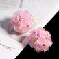 Embellished Bubblegum Beads 20mm Donald Duck Minnie Floral Design 5pcs 7