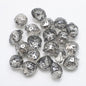 Electroplated Strawberry Glass Beads 13x16mm Iridescent 10pcs 14