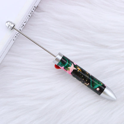 Beadable Pen Colorful Heart Accent 155mm Diameter 14mm Weight 11g 19