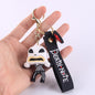 PVC Soft Halloween Pumpkin Man Keychain Colorful Spooky Charm 8