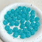 Bubblegum Round Rhinestone Beads 14mm Textured Shimmer 50pcs 23