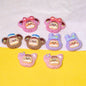 Plating Cute Duoduo Girl Series Resin Beads Glossy Animal Faces 10pcs 2