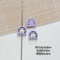 Baking Painted Window Kitten and Nice Rabbit Metal Beads 15/17mm 10pcs 6