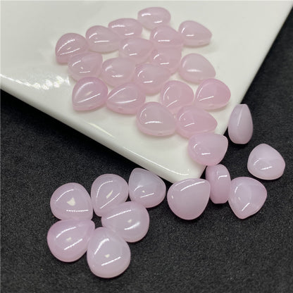 Czech Glass Beads Teardrop 12mm Transparent Iridescent 100pcs 29