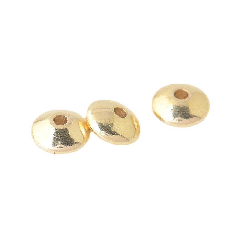 Brass UFO Spacer Beads 4-8mm Smooth Finish 100pcs 5
