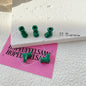 Christmas Series Metal Beads Baking Painted Alloy 20pcs 12