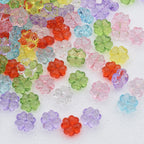 Transparent Faceted Clover Acrylic Beads 12.9mm Colorful 30pcs 3