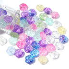 Bear Paw Transparent Glass Beads 14x15mm Assorted Colors 20pcs 2