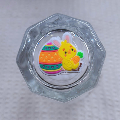 Silicone Focal Beads Easter Carrot Bunny Ear Bow 20pcs 8