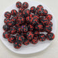 Rhinestone Bubblegum Beads 20mm Color-Mixing Resin Sparkle 50pcs 3