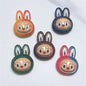 Glow in Dark Gradient Bunny Resin Beads 26-35mm Textured Ears 50pcs 3