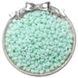 Frosted Abacus Glass Beads 3x6mm Pastel Matte Finish 70pcs 9