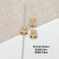 Bear and Honeypot Metal Beads 13mm Hand-Painted Colorful 10pcs 12