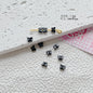 Star Butterfly Metal Beads 5mm Candy Colored Baked Painted 20pcs 8