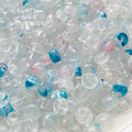 Imitation Jade Glacier Blue Acrylic Beads Smooth Nature Shapes 10g 6