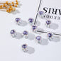 Heart Rhinestone Beads 16mm French Romantic Pastel Pink 10pcs 10