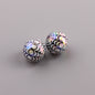 Plating Spider Web Acrylic Beads 15mm Halloween Glossy 50pcs 6